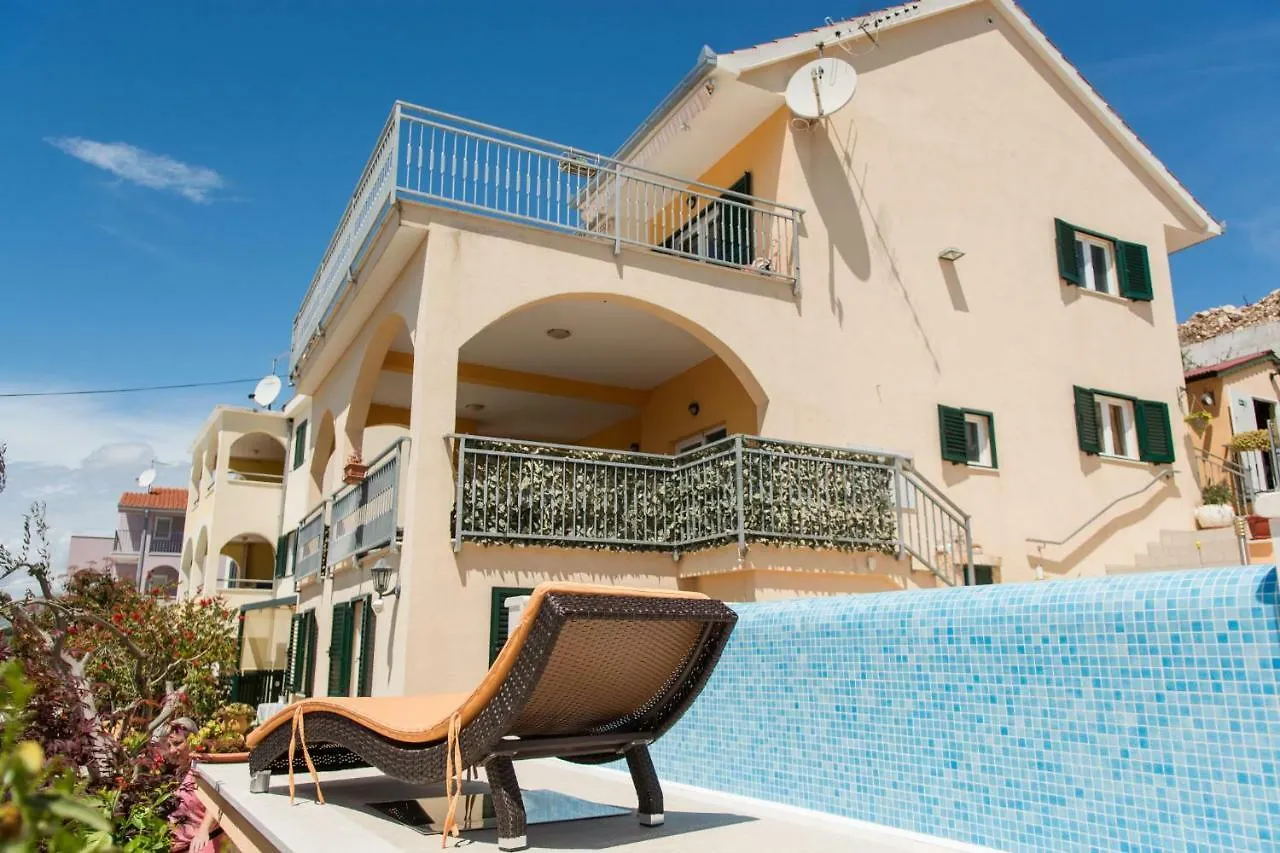 Poolside Apartment House Nina 特罗吉尔